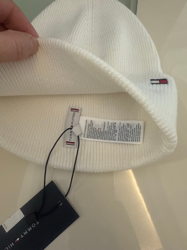 Beyaz Örgü Kadın Bere - Görsel 3