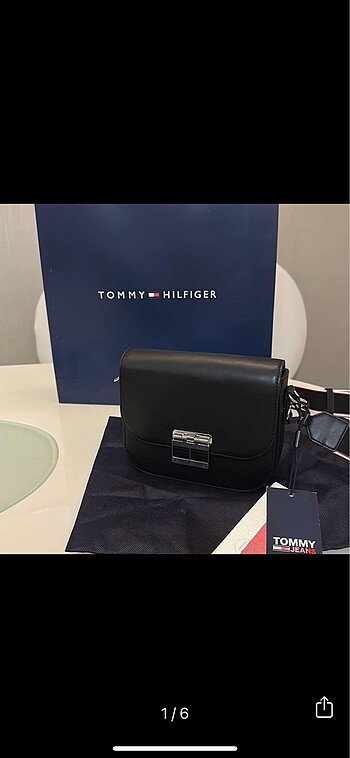 Tommy orijinal askılı çanta