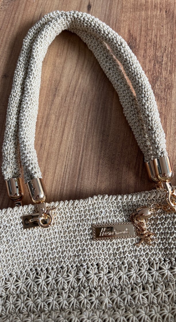 Dantel Detaylı Örgü Kadın Çanta - Görsel 2