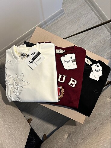 3 Adet M Beden Beymen Sweatshirt
