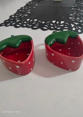 Renkli Çilek Desenli Kaşıklık