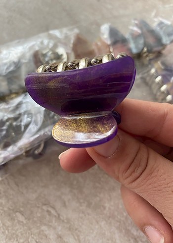 Bohem Tarz Çok Renkli Toka Seti - Görsel 2