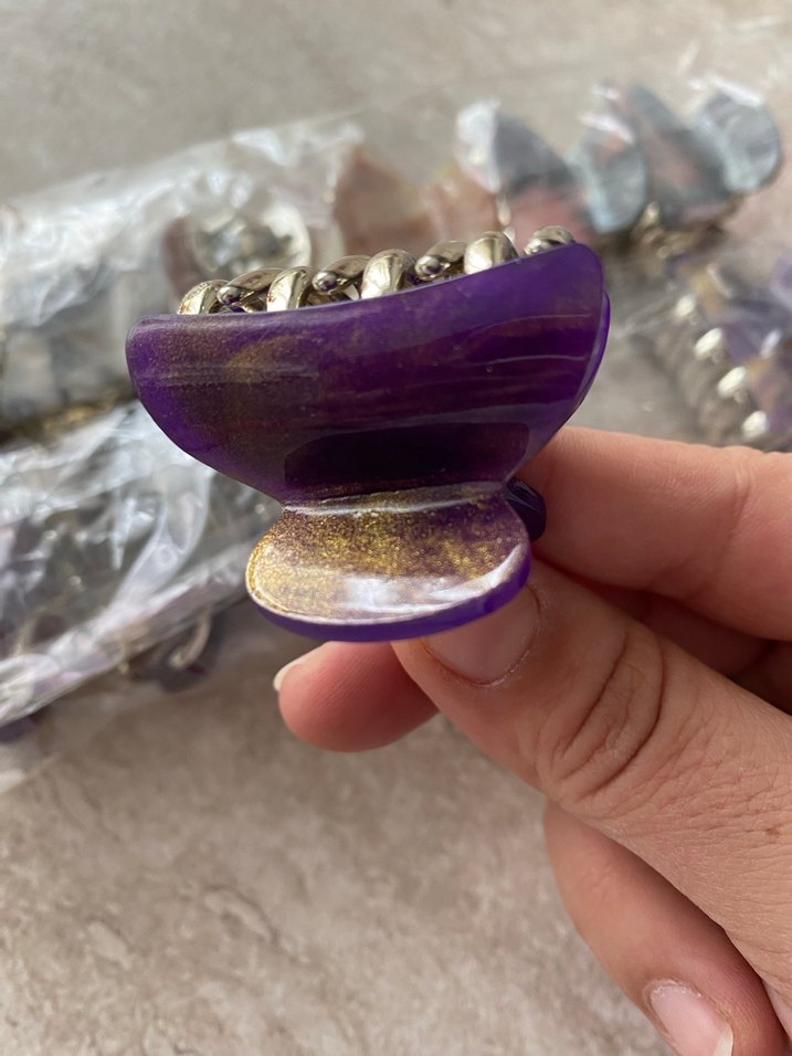 Bohem Tarz Çok Renkli Toka Seti - Görsel 2