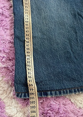 26 Beden lacivert Renk Yırtık Detaylı Kadın Kot Pantolon