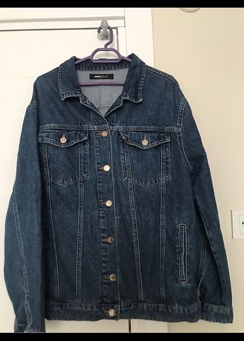 l Beden mavi Renk Mavi Denim Ceket