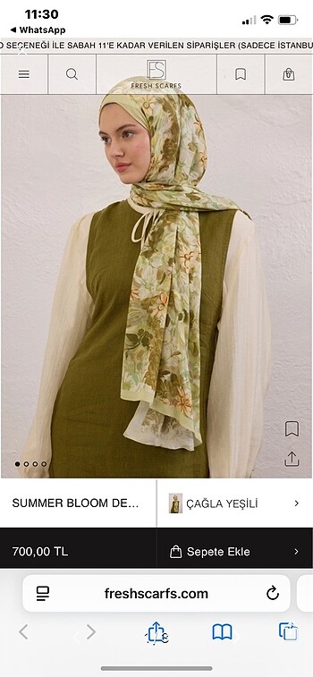  Beden Freshscarfs rami şal
