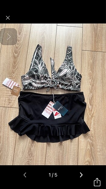 Etekli bikini takım