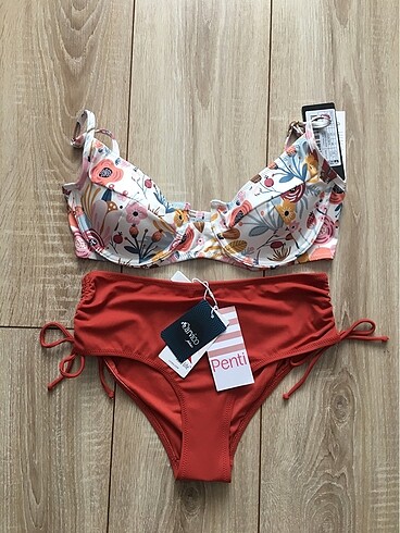 Yüksek bel bikini takım