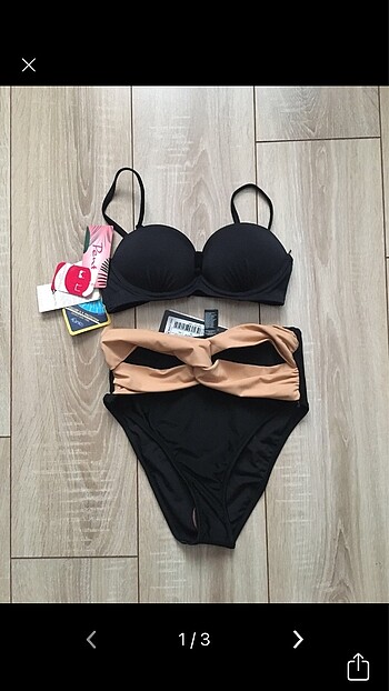 Yüksek bel bikini takım