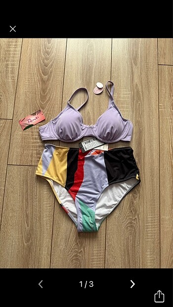 Yüksek bel bikini takım