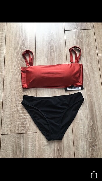 xl Beden kahverengi Renk Bikini takım