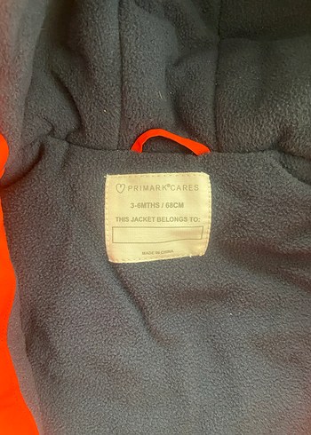 Kapüşonlu Kırmızı Erkek Çocuk Mont - Görsel 3