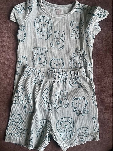 Erkek bebek şortlu takım - Görsel 3