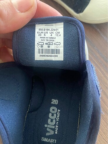 Vicco Erkek bebek ilk adım ayakkabısı