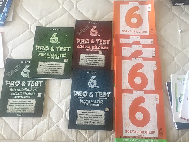 6. Sınıf test kitapları