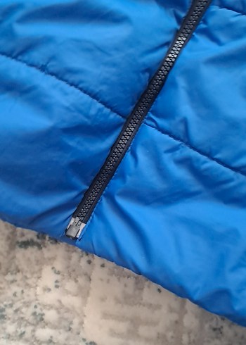 Erkek Çocuk Mavi Fermuarlı Kaban - Görsel 2