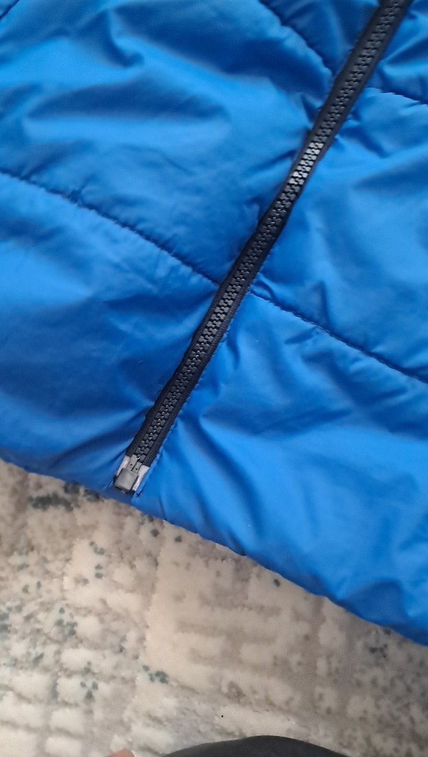 Erkek Çocuk Mavi Fermuarlı Kaban - Görsel 2