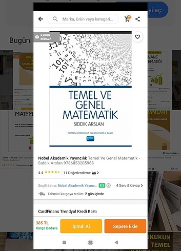 Temel ve genel matematik 