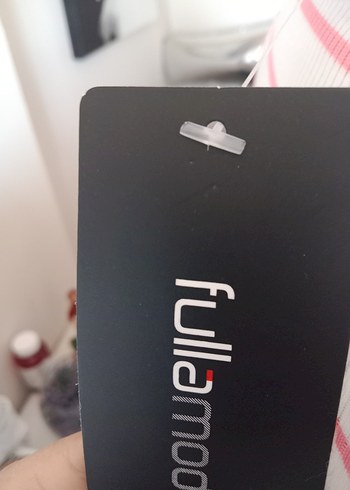 Pembe Çizgili V Yaka Kadın Atlet - Görsel 2