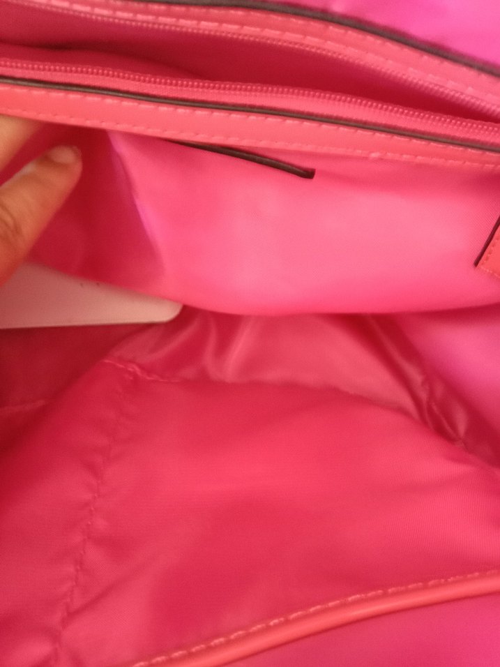 Valentino Pembe Deri Kadın Çanta - Görsel 5