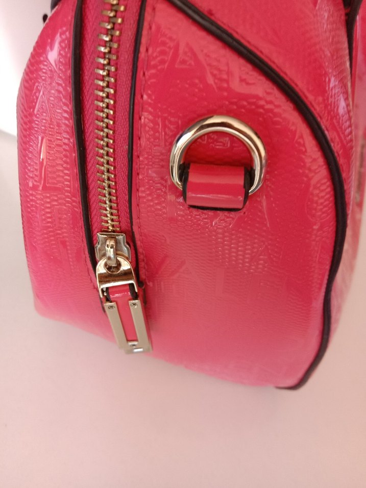 Valentino Pembe Deri Kadın Çanta - Görsel 2