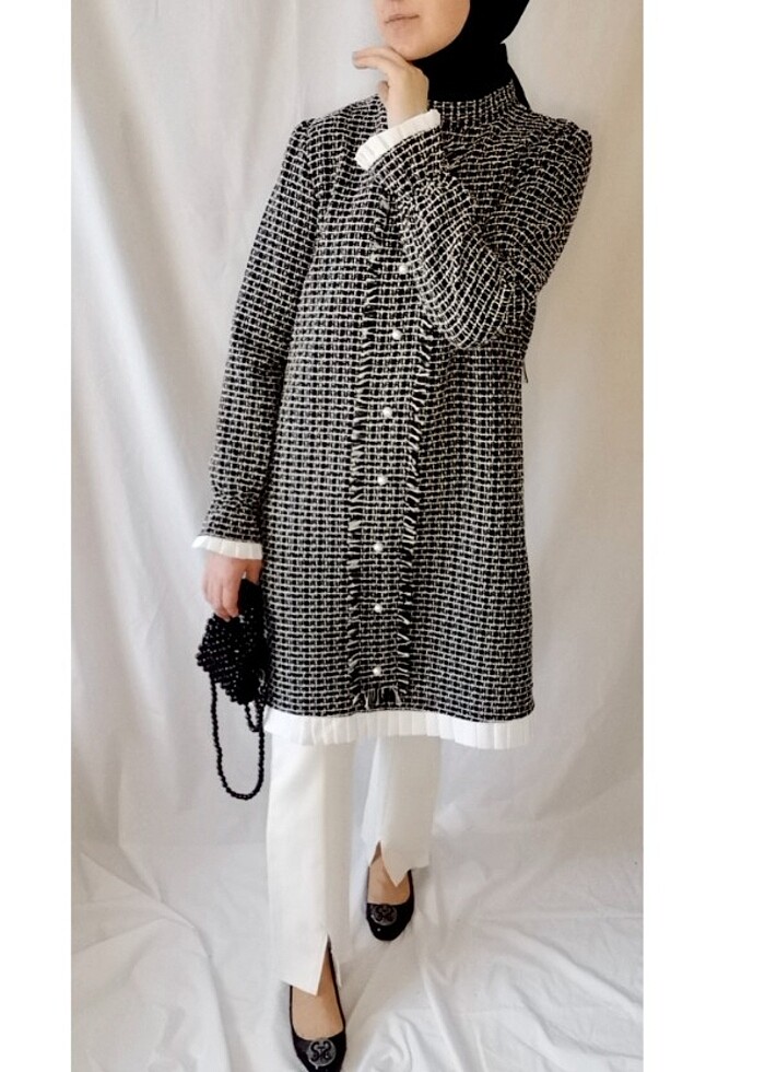 İncili Chanel tunik - Görsel 4