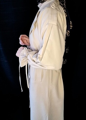 Dökümlü Trençkot - Görsel 5