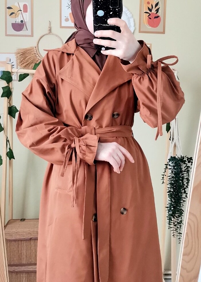 Oversize trençkot - Görsel 2