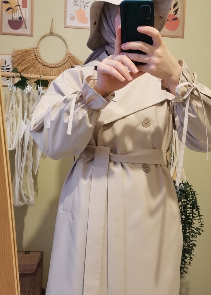 Oversize Trençkot - Görsel 3