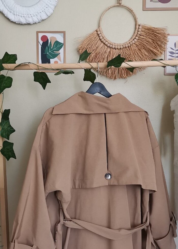 Overize Trençkot - Görsel 2