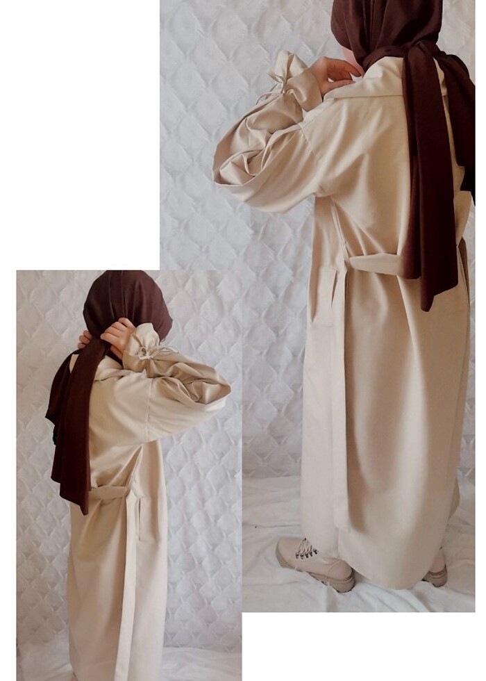 Oversize Trençkot - Görsel 3