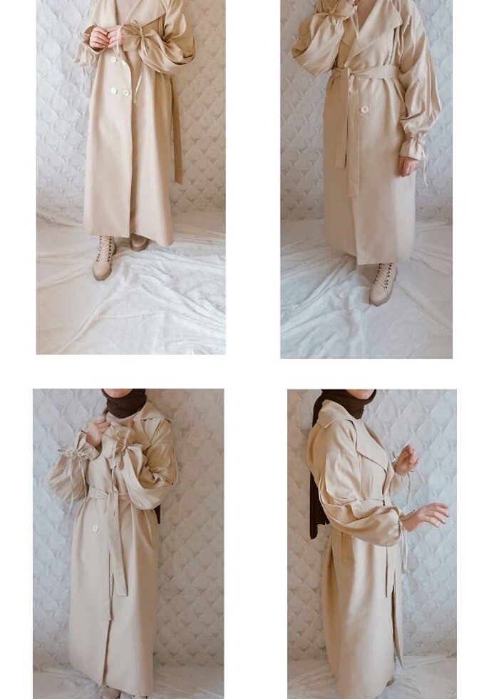 Oversize Trençkot - Görsel 4