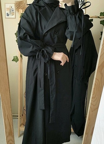 Oversize Trençkot - Görsel 4