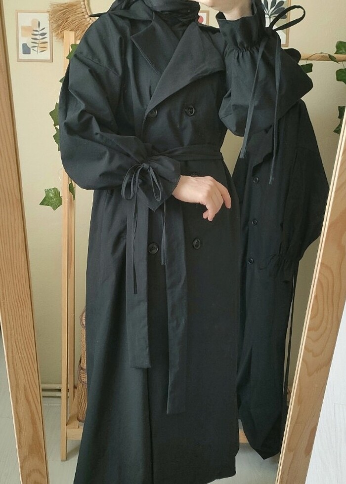 Oversize Trençkot - Görsel 3