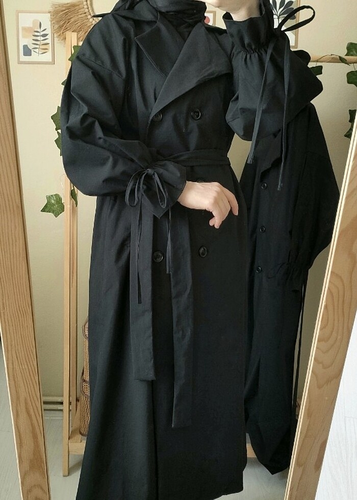 Oversize Trençkot - Görsel 4