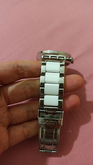 Beden beyaz Renk Swatch bayan kol saati