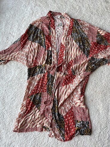 Etnik Desenli kimono