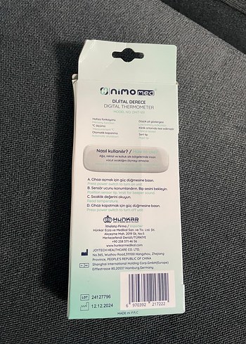 Nimomed Dijital Derece termometre - Görsel 2