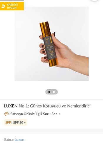 Luxen güneş kremi - Görsel 5