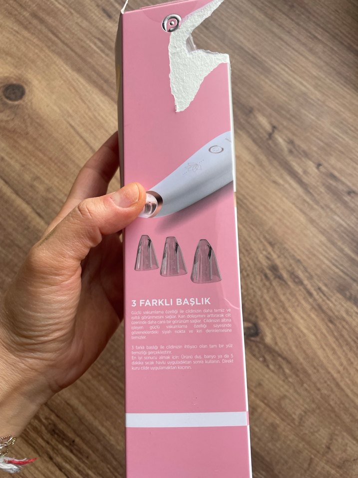 Beyaz Vakumlu Siyah Nokta Temizleyici - Görsel 2