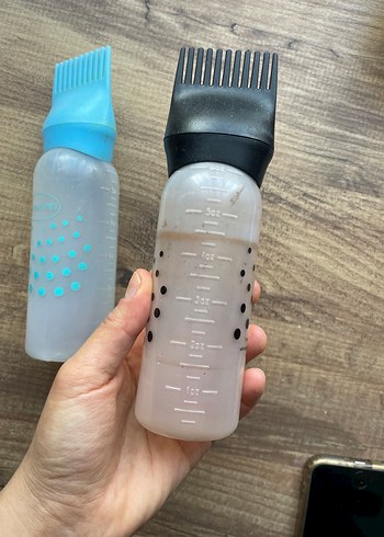 Silikon Uçlu Saç Boya Şişesi Seti - Görsel 3