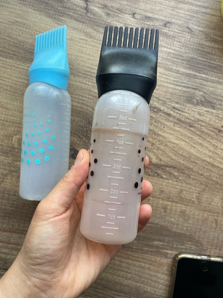 Silikon Uçlu Saç Boya Şişesi Seti - Görsel 3