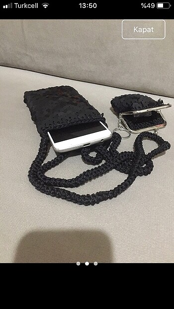 Pullu cüzdan telefonluk