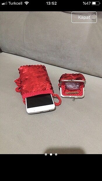 Bozuk para cüzdanı telefon kılıfı