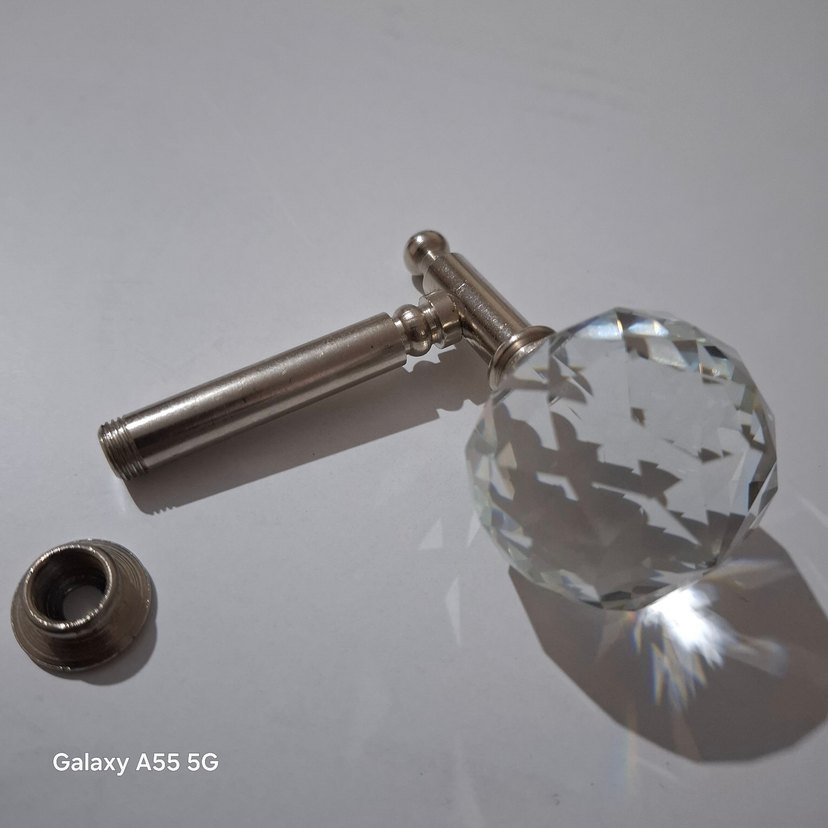 metal ucunda camkesimli perde tutucu - Görsel 2