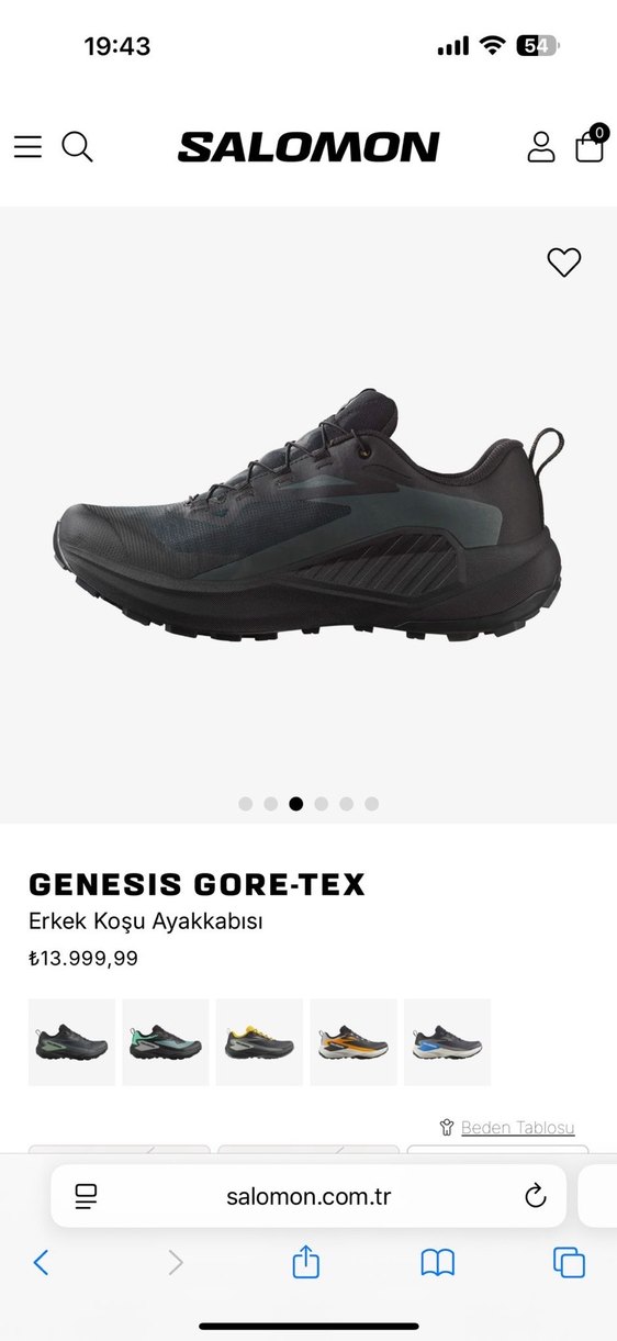 Salomon Genesis Gore-Tex Erkek Koşu Ayakkabısı - Görsel 3