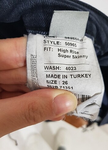 26 Beden Ltb jean pantolon