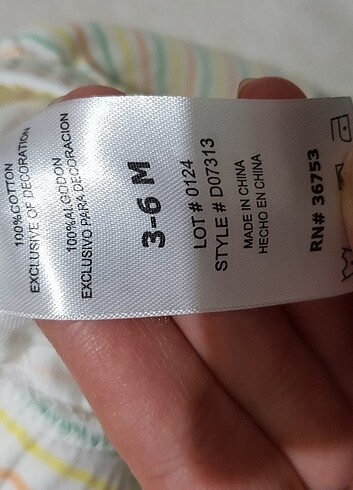 3 Ay Beden çeşitli Renk 3 lü bebek takım