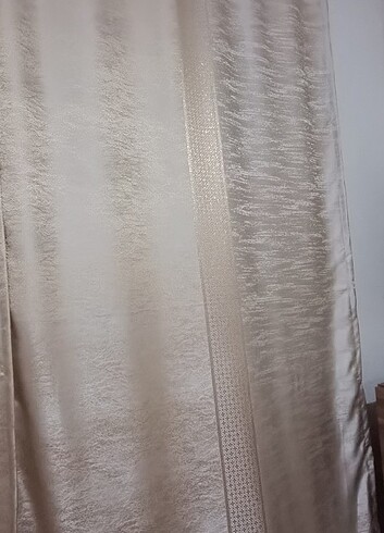 Beden camel Renk İki kanat Fon perde