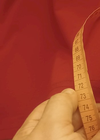 l Beden kırmızı Renk Koyu Kırmızı Kısa Kollu Polo Tişört